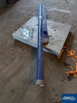 USED Pfaudler 2,000 Gal Pfaudler Glass Lined Reactor Fin Baffle