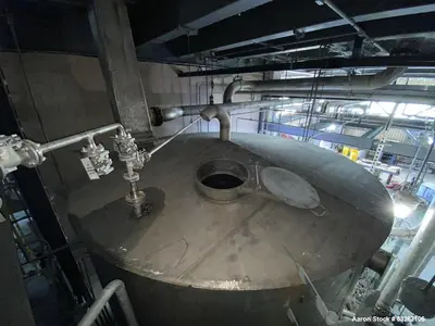 Used 14,000 Gallon 316L Stainless Steel Vertical Tank – Erected Steel Products, API-650, Side Agitator