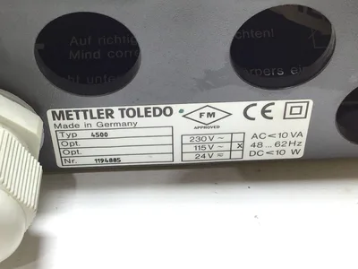 4500 -METTLER TOLEDO Transmitter Nr. 1194885/4500 / 230V~ / 115V~/24V