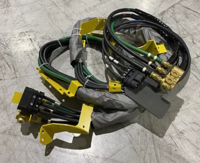 USED FANUC ROBOTIC WELDING HOSE+POWER CABLE DRESSPACK ASSEMBLY, ROBIFIX