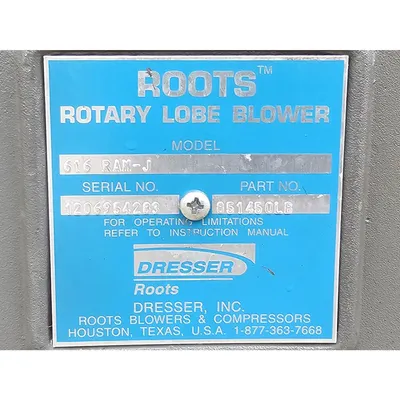 USED ROOTS DRESSER 616 RAM-J