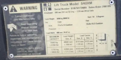 Used HYSTER S40XM Misc Forklifts MX | Aucto #1310108
