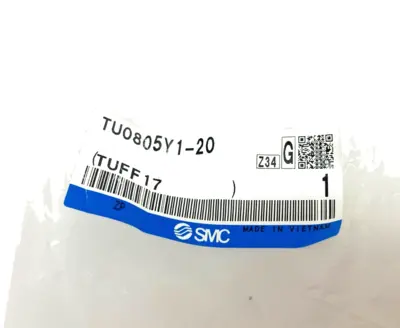 NEW SMC POLYURETHANE TUBING, YELLOW, TU 8MM PKG OF 20M