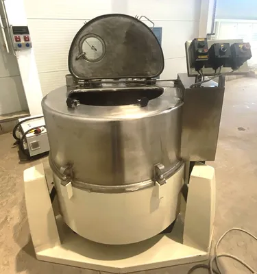 Kiskun Meridian BVG-C10-R gastight perforate basket centrifuge, 316Ti SS.