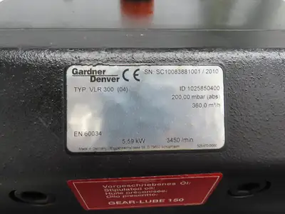 Used GARDNER DENVER _UNKNOWN_ Vacuum Pumps Indiana US | Arrow Industrial #1408671