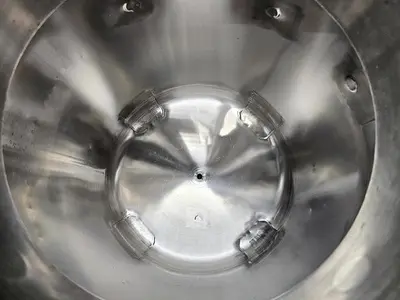 Used 66 Gallon Tank (Vessel), 316 Stainless Steel, Full Vacuum