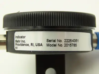 Mahr Federal 2015785 23W MarCator Dial Drop Indicator 0-10-0  .050"Span .001"