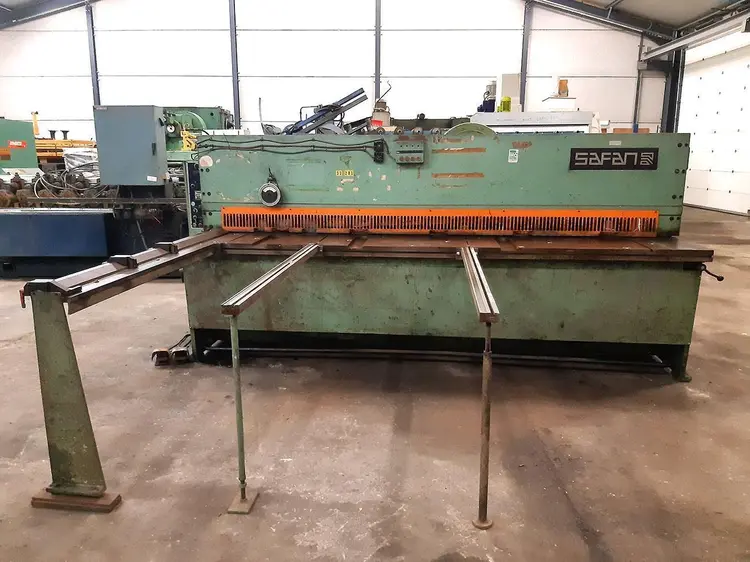 Used SAFAN HS 3100 X 6 MM Sheet Metal Shears | Apt International N.V #365075