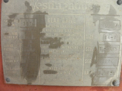 USED WESTINGHOUSE 14-7
