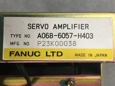 USED FANUC A06B-6057-H403
