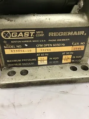 USED GAST MFG R3305A-10 G