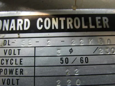 Mitsubishi Electric DL-SB-2-22KSA D.L. Leonard Controller 22KW From a Mazak M-5