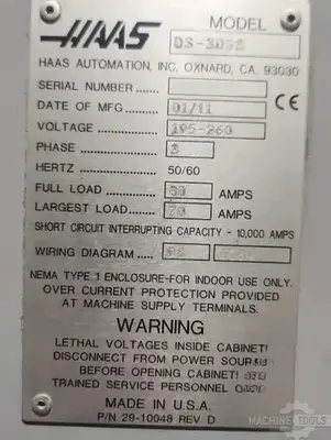 USED 2011 HAAS DS-30SS