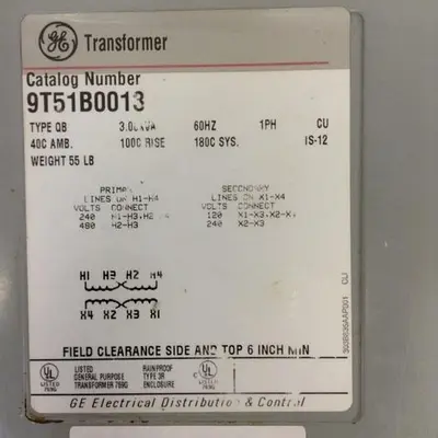 USED GENERAL ELECTRIC 9T51B0013