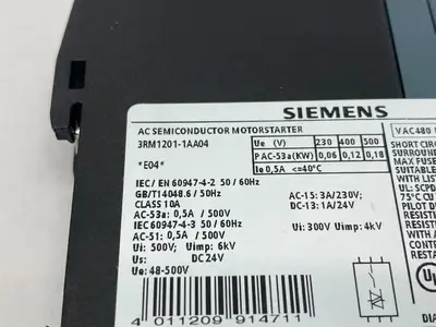 Used SIEMENS SIRIUS REVERSING MOTOR STARTER AC SEMICONDUCTOR Starters | Maverick Industrial Sales #1110946