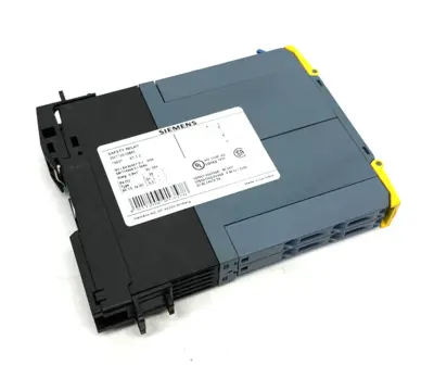 USED SIEMENS SIRIUS ADVANCED BASIC SAFETY RELAY BROKEN TERMINAL