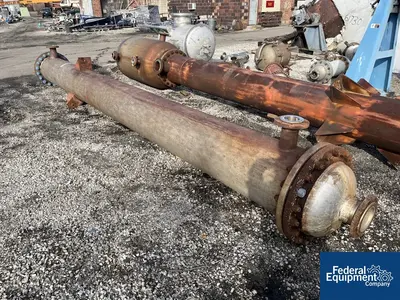 USED Trumbo, Incorporated 1,417 Sq Ft Trumbo Heat Exchanger, 316L S/S, 100/100#