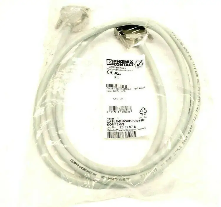 Used PHOENIX CONTACT 2302078 Cable & Wire | Maverick Industrial Sales #1107598