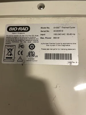 Bio-Rad S1000 PCR Thermal Cycler