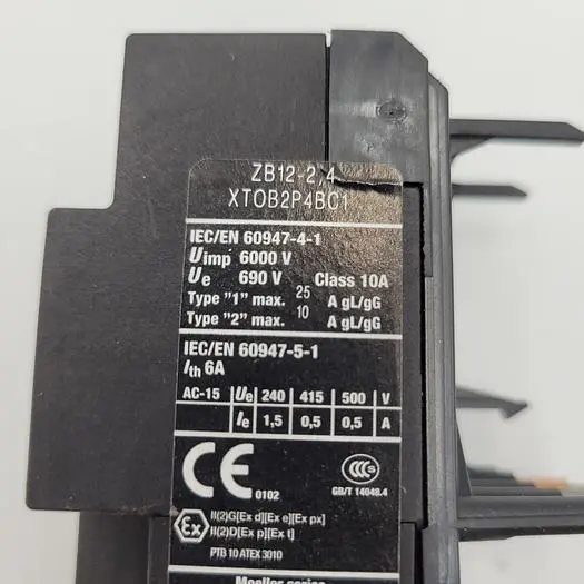 Used EATON EATON ZB12-2.4 (12-2.4A) THERMAL OVERLOAD RELAY Relays & Switches | ND Industrial Surplus #1221623