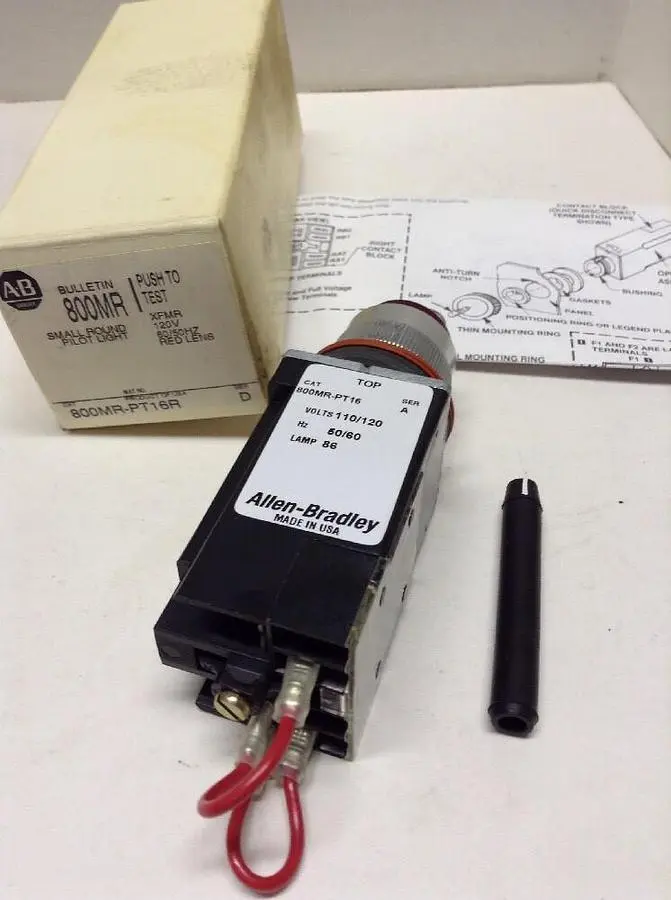 New | in-Stock ALLEN-BRADLEY 800MR-PT16R SERIES D Miscellaneous Equipment (Electrical & Power) | Surplus Asset Holdings #1190486