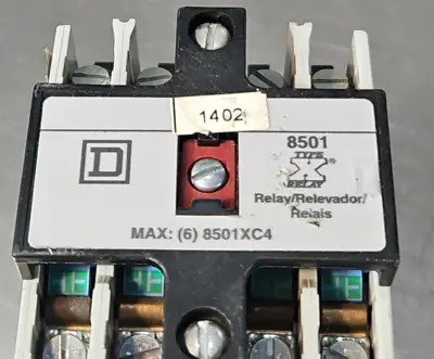 Square D 8501XM040 Series A Control Relay loc4C15