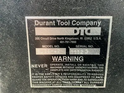Used DURANT TOOL COMPANY 502542 Uncoilers Ohio US | HGR 24 #1406284