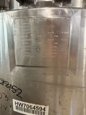 USED 1993 NORTHLAND STAINLESS, INC. 100 GALLON