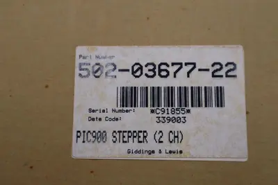NEW Giddings & Lewis 502-03677-22R3 PiC900 Stepper Module STOCK 3800A