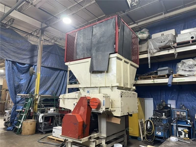 52" x 58" Vecoplan Single Shaft Shredder, Model RG52/100 SPK