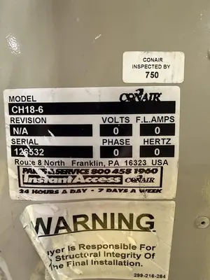 Used CONAIR FRANKLIN SC-30 Dryers Michigan US | Ideal Machinery #1299852