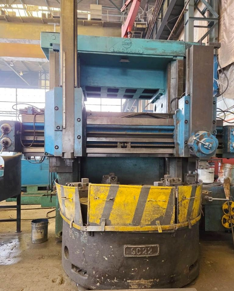 I.M. ROMAN (UMARO) Vertical Turning Lathe, in good used condition, video