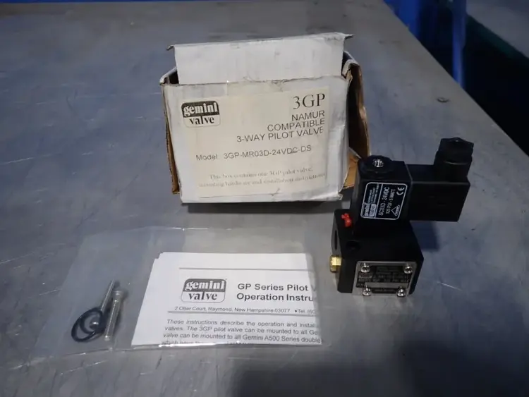 New | in-Stock GEMINI VALVE 3GPMR03D24VDCDS Valves/Fittings | HGR 24 #732451