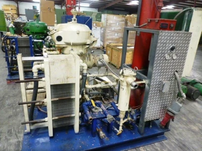 Westfalia OTA 14-00-066 biodiesel purifier skid, SS.