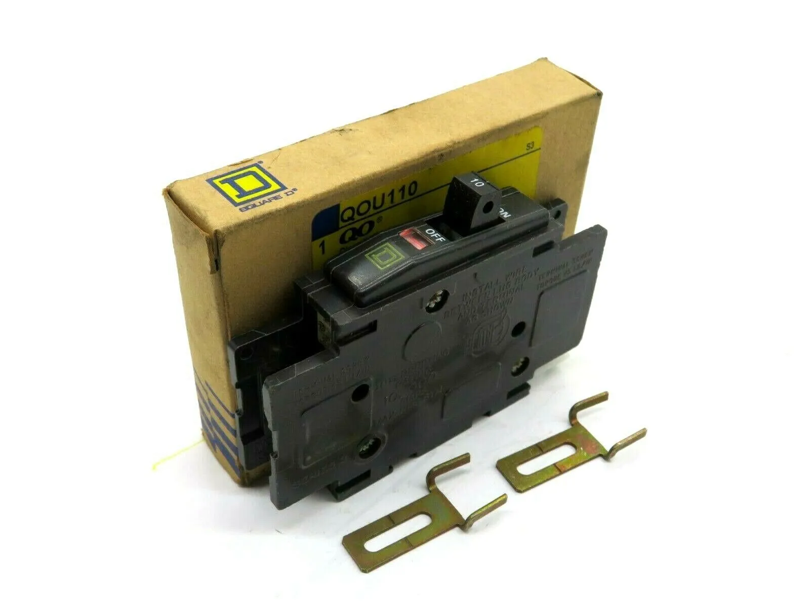 NEW SQUARE D QOU110 10A 1 POLE 120/240V 50/60HZ