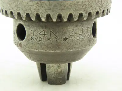 Jacobs 40 J4 E Tapered Shank Keyed 14N 3JT Super Drill Chuck 1/2" Tool 30345