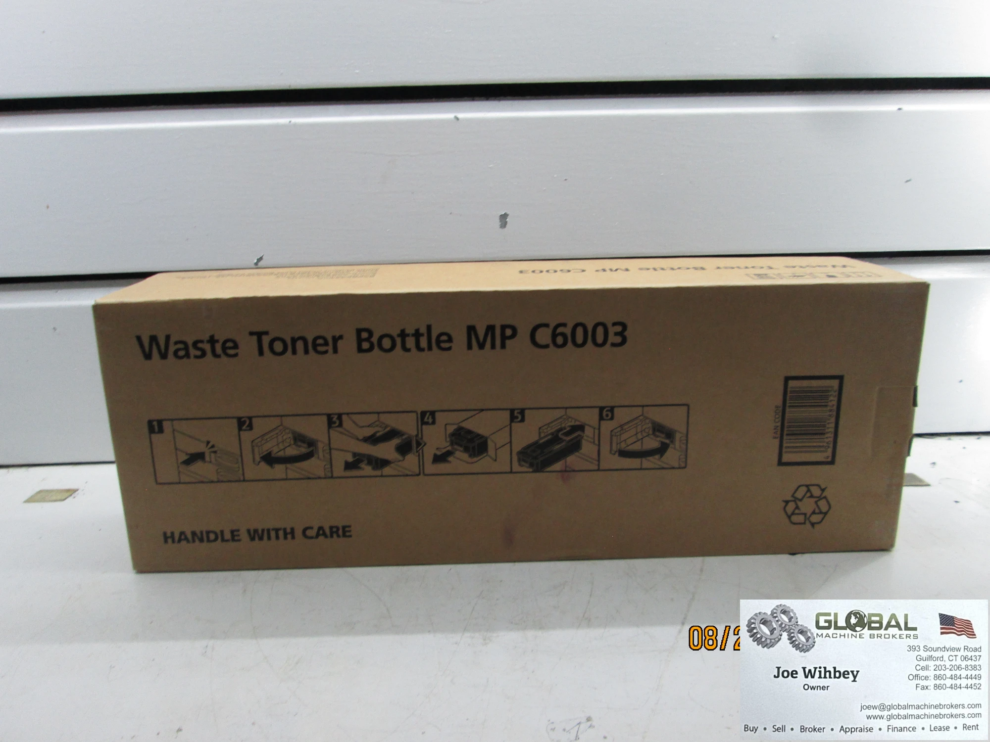 Ricoh waste toner bottle mp c6003