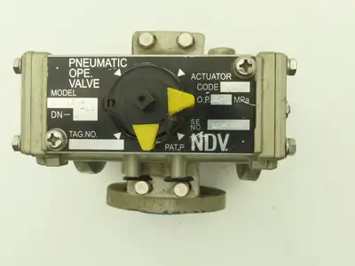 NDV Nippon EPN1304NB-L2 DN20 3/4" Flanged 3-Way Ball Valve & Pneumatic Actuator