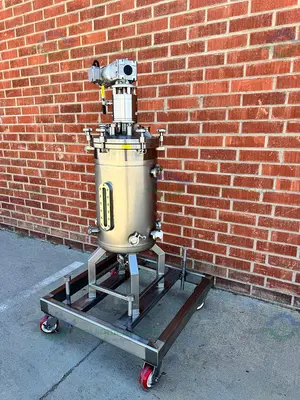 Unknown Brand 100 Liter Mixing Tank w/ Lenze 3 Phase Motor, Impeller