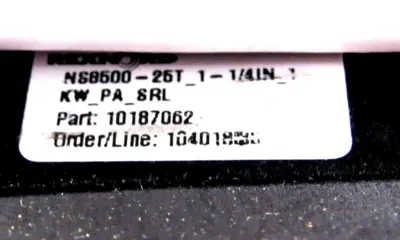NEW REXNORD 10187062 SPROCKET NS8500-25T_1-1/4IN_1KW_PA_SRL