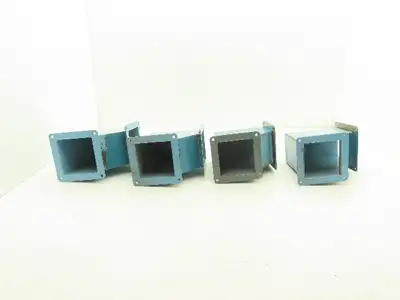 Wiegmann JWL904 4"x 4" Wireway 90° Elbow Feed-Through Lot of 4