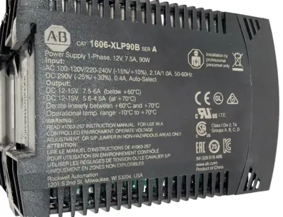 ALLEN BRADLEY 1606-XLP90B POWER SUPPLY 1606XLP90B NEW, SURPLUS