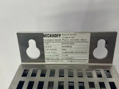 Used Beckhoff Digital Compact Servo Drive 1-channel Servo Drives Michigan US | Maverick Industrial Sales #1395382