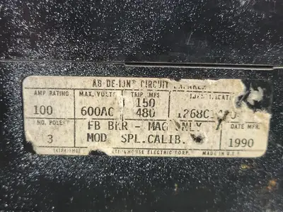 USED 1990 WESTINGHOUSE 1268C14G04