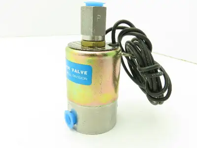 Honeywell Skinner V5L56030 Solenoid Valve 3-Way NO 120VDC 75 PSI 1/4" 1/8" NPT