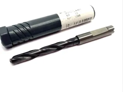 USED GUHRING DRILL, 1/4 5XD, RT 100 U, CARBIDE, NANO-FIREX, COOLANT THR