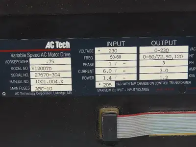 Used AC TECH _UNKNOWN_ Variable Speed Drives | Arrow Industrial #642877