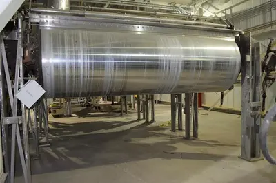 Dryer, Drum, Double, 42" x 120", Chrome, Beloit/Overton, 100 PSI #D745510