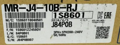 NEW MITSUBISHI MR-J4-10B-RJ SERVO AMPLIFIER MELSERVO J4