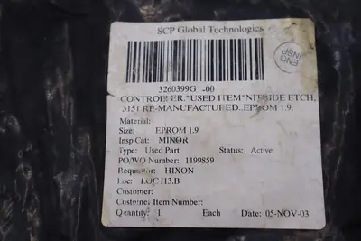 Used _UNKNOWN_ _UNKNOWN_ Semiconductor Parts Pennsylvania US | Global Equipment International, LLC #1432949